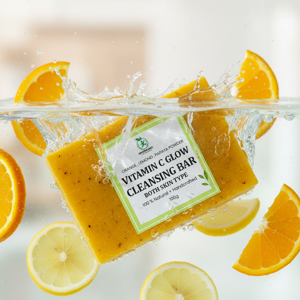 Dynamic water splash with citrus